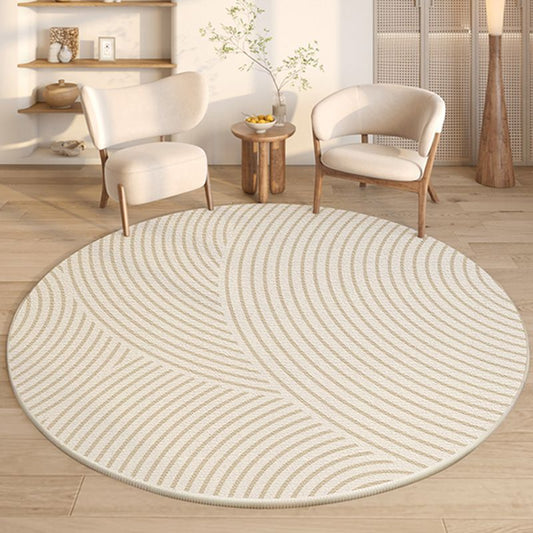 Art Deco Circular Striped Rug